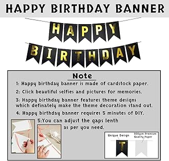 Party Propz Romantic Birthday Decoration Items - Pack Of 71 Pcs Red, Black & Gold Heart Shaped Balloons & LED Lights | Birthday Decorations Kit For Wife, Husband