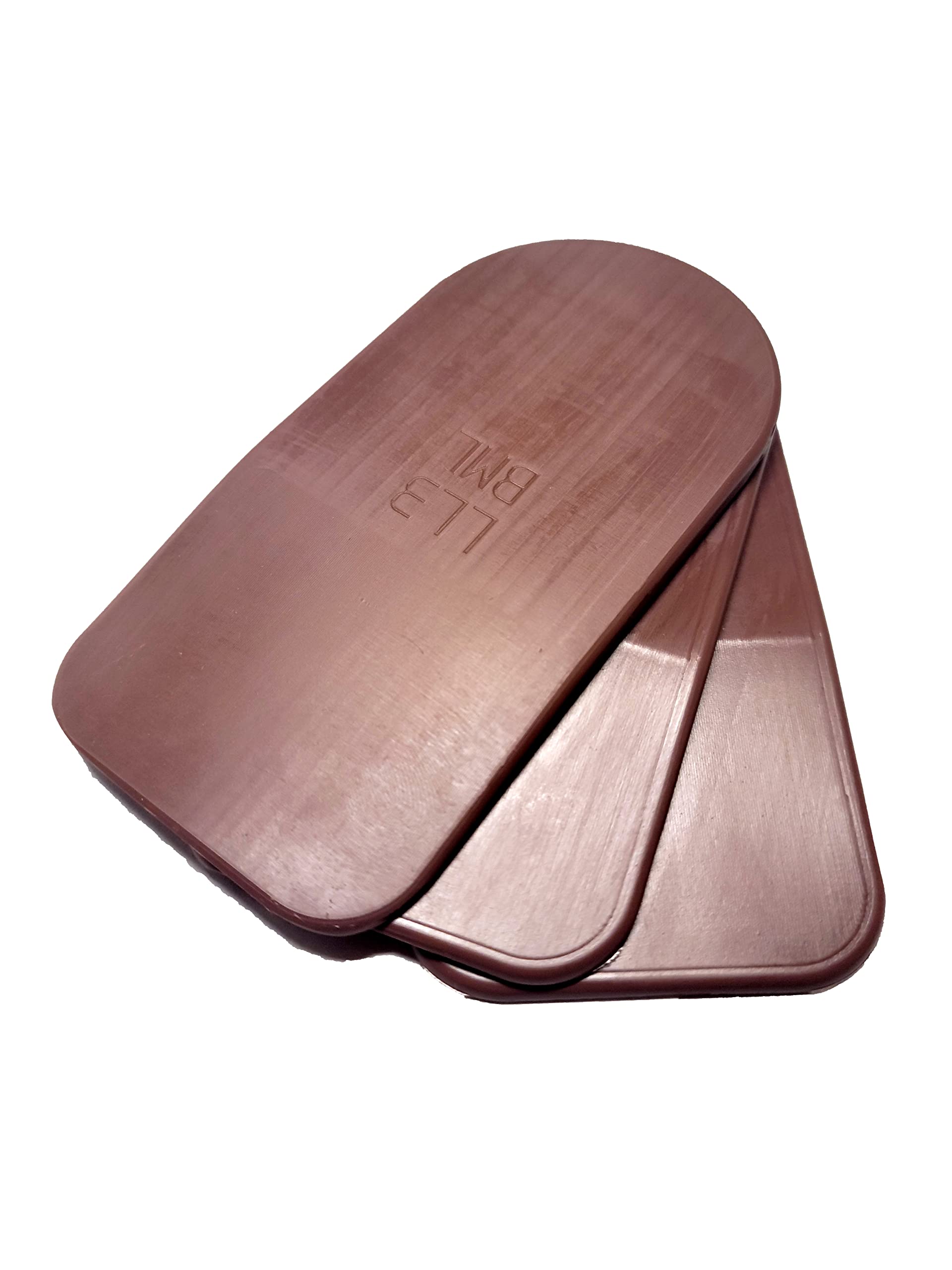 BML 3mm Heel Lifts, 3pk (Ladies Large, Red [Firm])