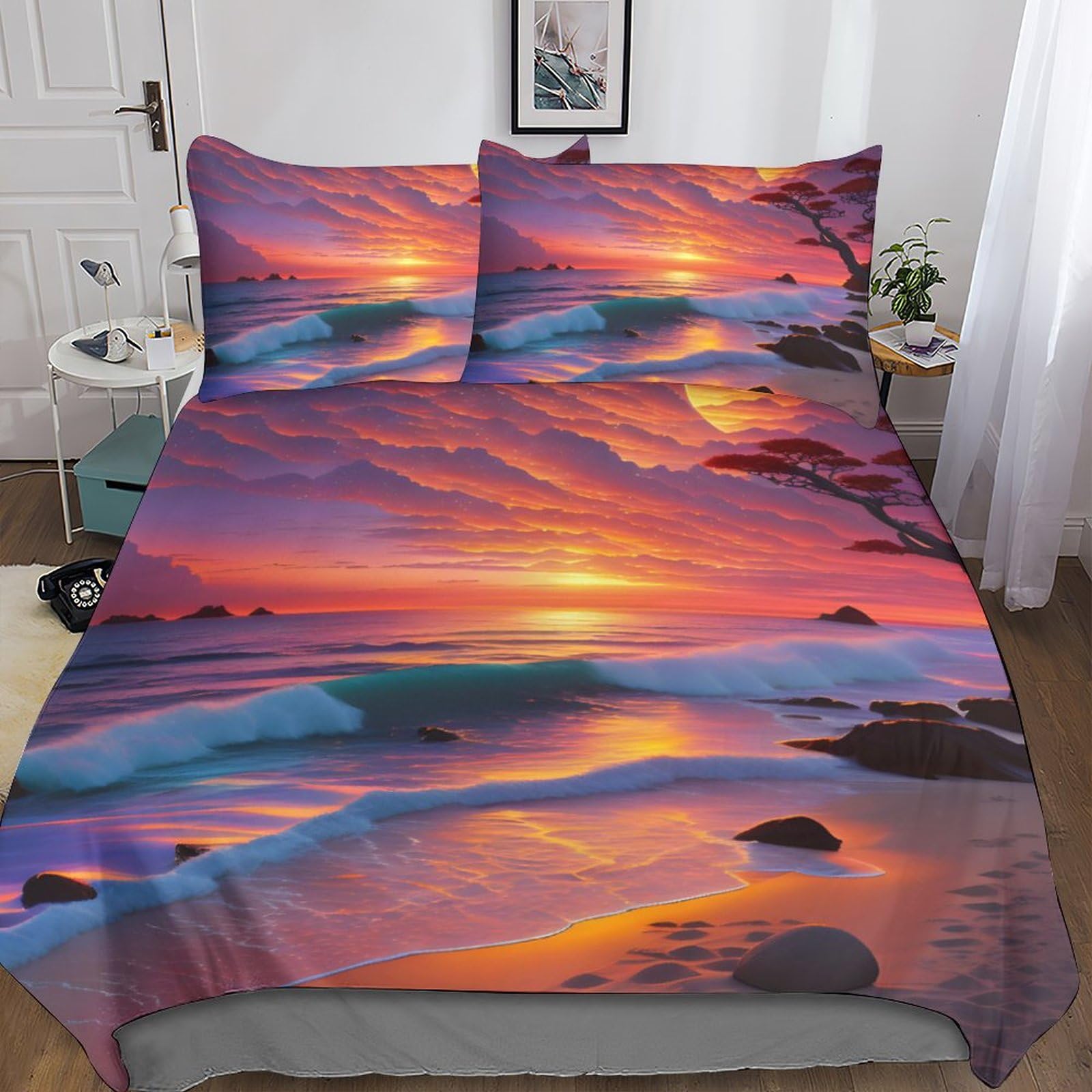 Puzzle 1000 pièces Sunset by The Sea XXL 200x200 cm pour adulte