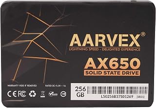 AX650 256GB 2.5 Inch SATA III Internal SSD, 6Gb/s Solid State Drive, High-Speed 3D NAND Flash, Fast Boot & Data Transfer, Upgrade for Laptop, Desktop PC & All-in-One Computer