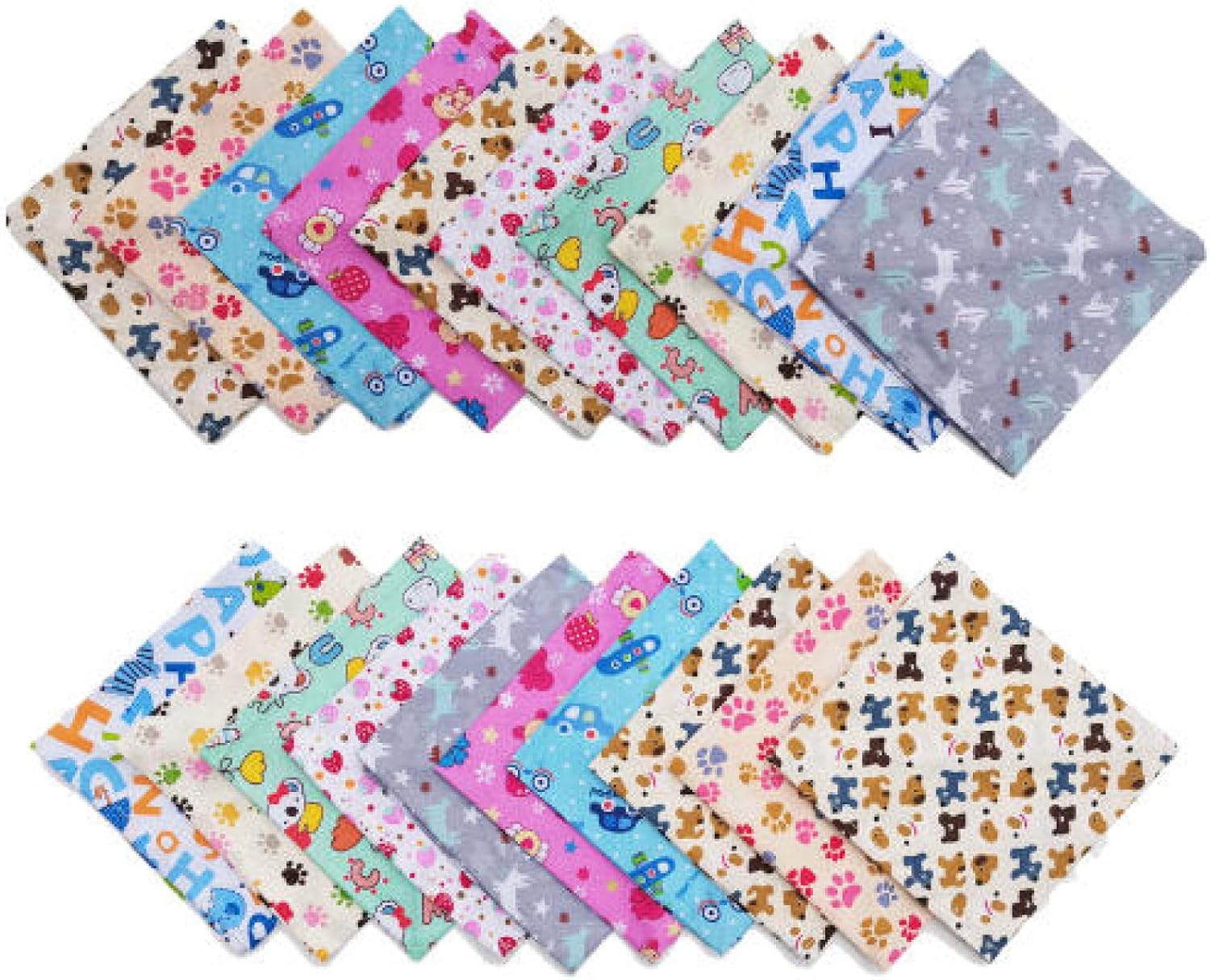 Bandanas For Dogs Dog Bandana For Small Middle Large Dog Adjustable Funny Personalized Bulldog Dog Face Grooming Bandana 50Pcs
