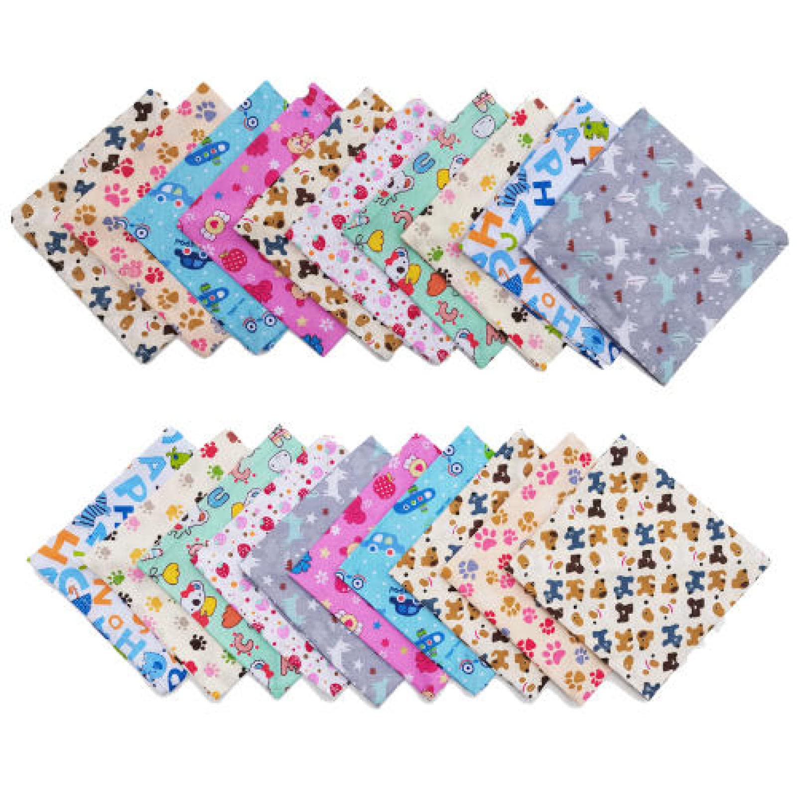 Lot de 50 bandanas pour chiens de petite, moyenne et grande taille réglables