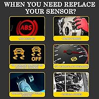 Vista 5 de Ensun 15158254 Sensor de velocidad de rueda delantera ABS izquierda o derecha compatible con 2004-2007 Rainier, 2002-2009 TrailblazerEnvoy