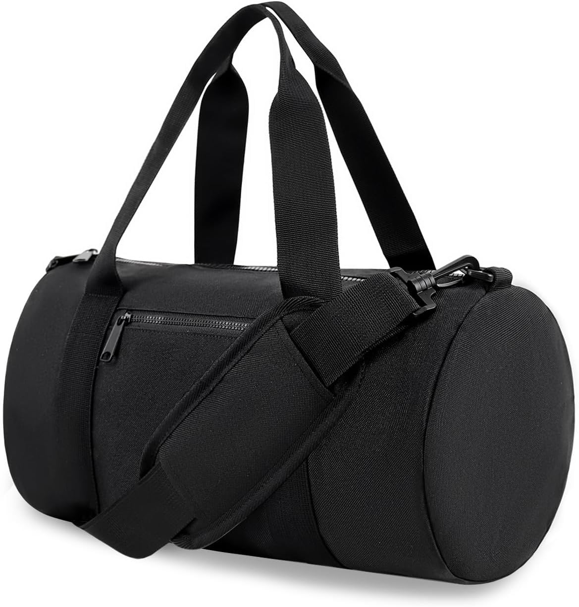 Gym Bag Duffel Bag for Women Men Fitness Sports Bag Workout Adjustable Detachable Shoulder Strap Lightweight Carry on Travel Duffle Bag(Black)