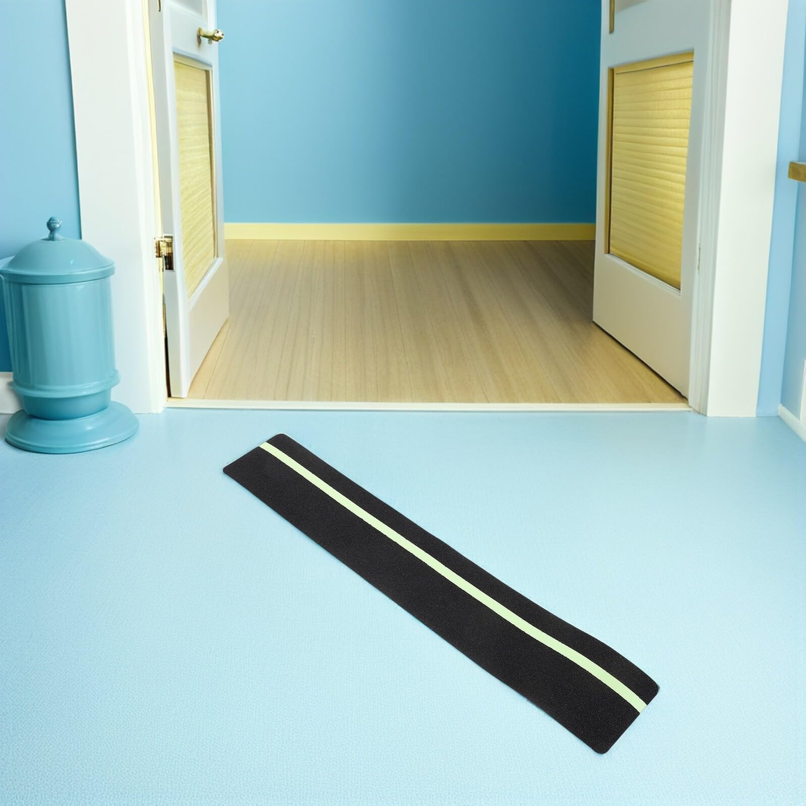 10 Pièces Ruban Antidérapant Autocollant pour Escaliers Intérieur et Extérieur Bandes Antidérapantes Texturées pour Sols Humides Adhérence Maximale et Sécurité Polyvalente