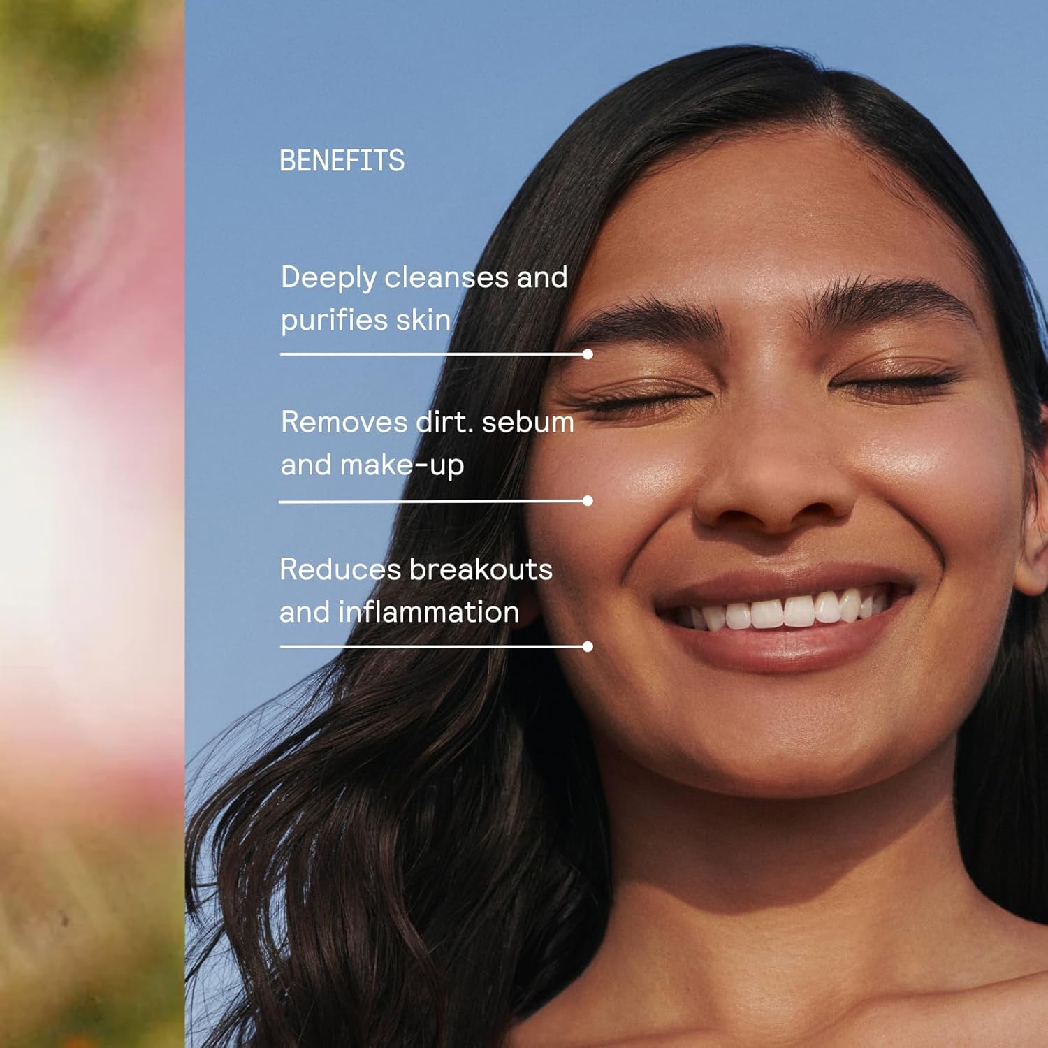 EQ Gentle Cleanser - EGCG + Quercetin - Gentle Face Wash - Cleanse & Purify Skin - For Redness & Blemishes - With Squalene Oil - Lightweight Plant-Based Formula - 4.05 fl oz