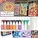 27 Pcs DIY Watercolor Marbling Paint Kit Chalk Paste, Watercolor Painting Set Acrylic Pouring Paint Crafts 20 Colors, Water Marble Paint DIY Painting Kit for For Canvas Stonge Wood Art Craft Supplies