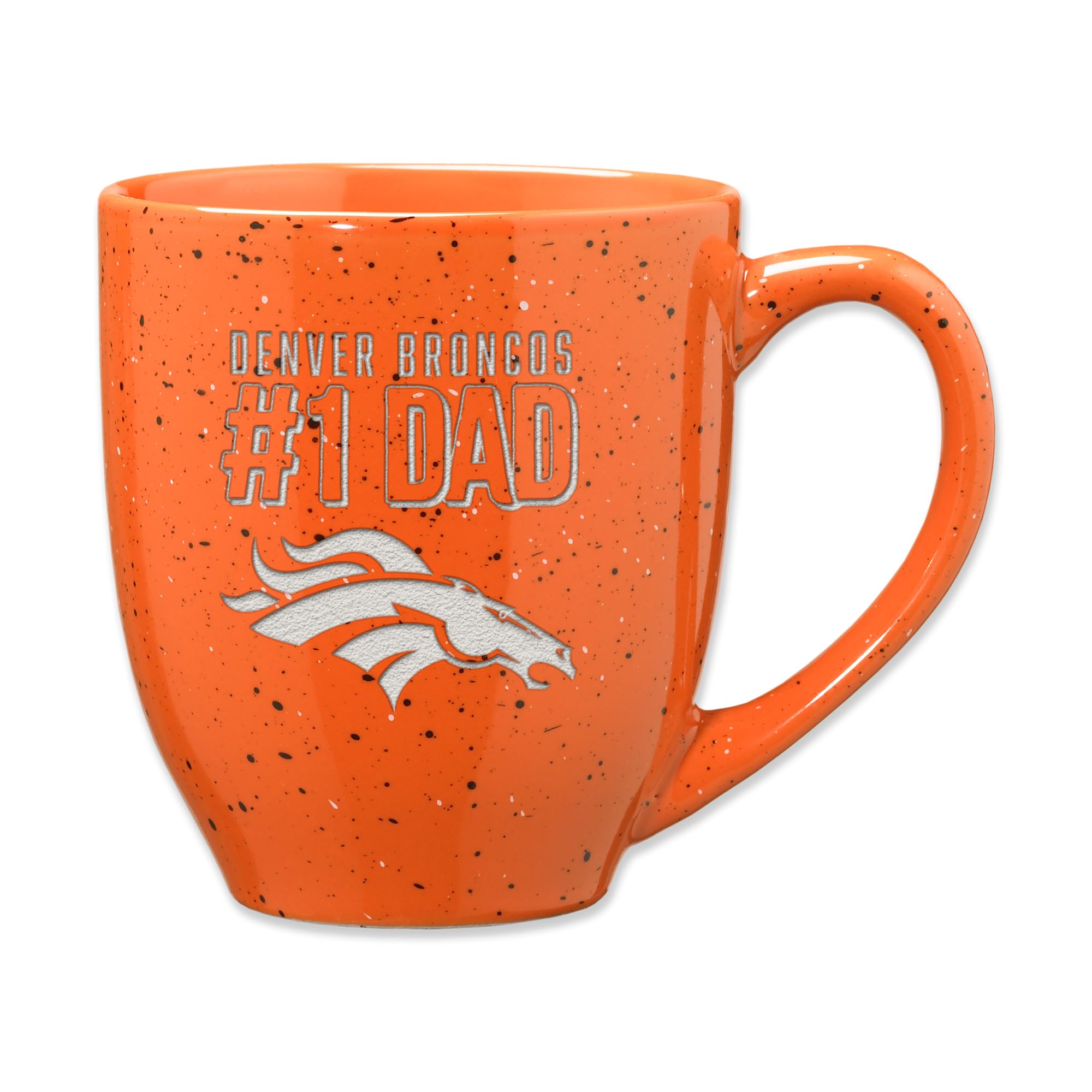 Mug NFL Denver Broncos : cadeau idéal en céramique orange