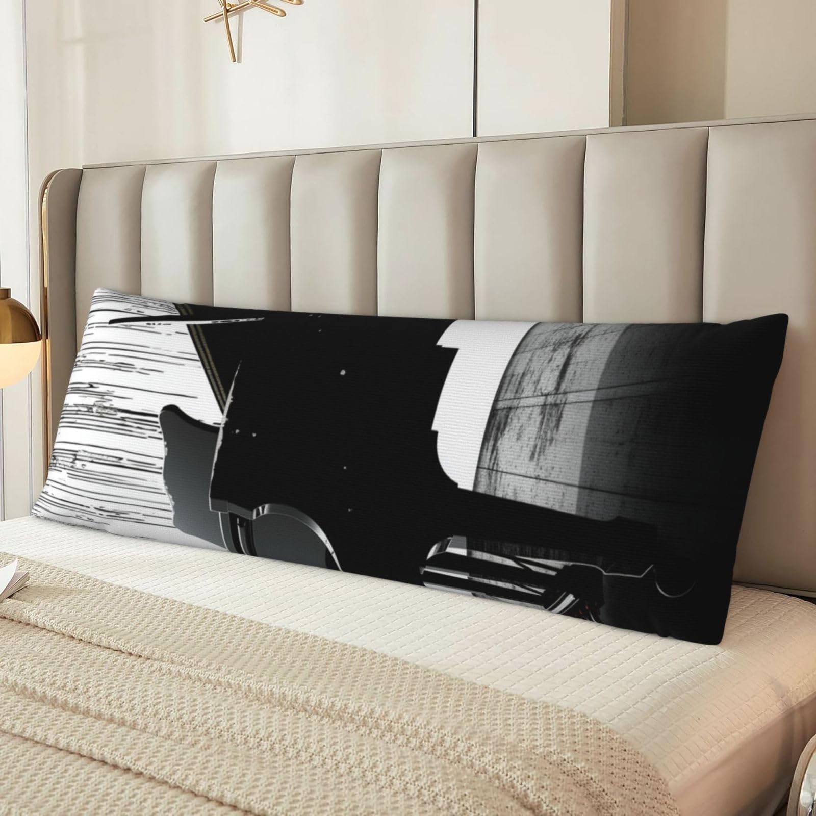 Piano Body Pillow Cover with Hidden Zipper 54"X20",Ultra Soft Microfiber Long Pillow Case Decorative Bedding Pillowcase Cushion Cover Cases for Bedroom Couch Sofa,Home Gifts