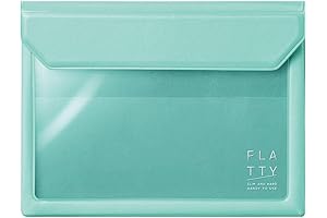 King Jim Flatty Bag-in-Bag, A6, Mint Green