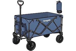 Collapsible Folding Wagon: Your Adventure Buddy, Heavy Duty All Terrain