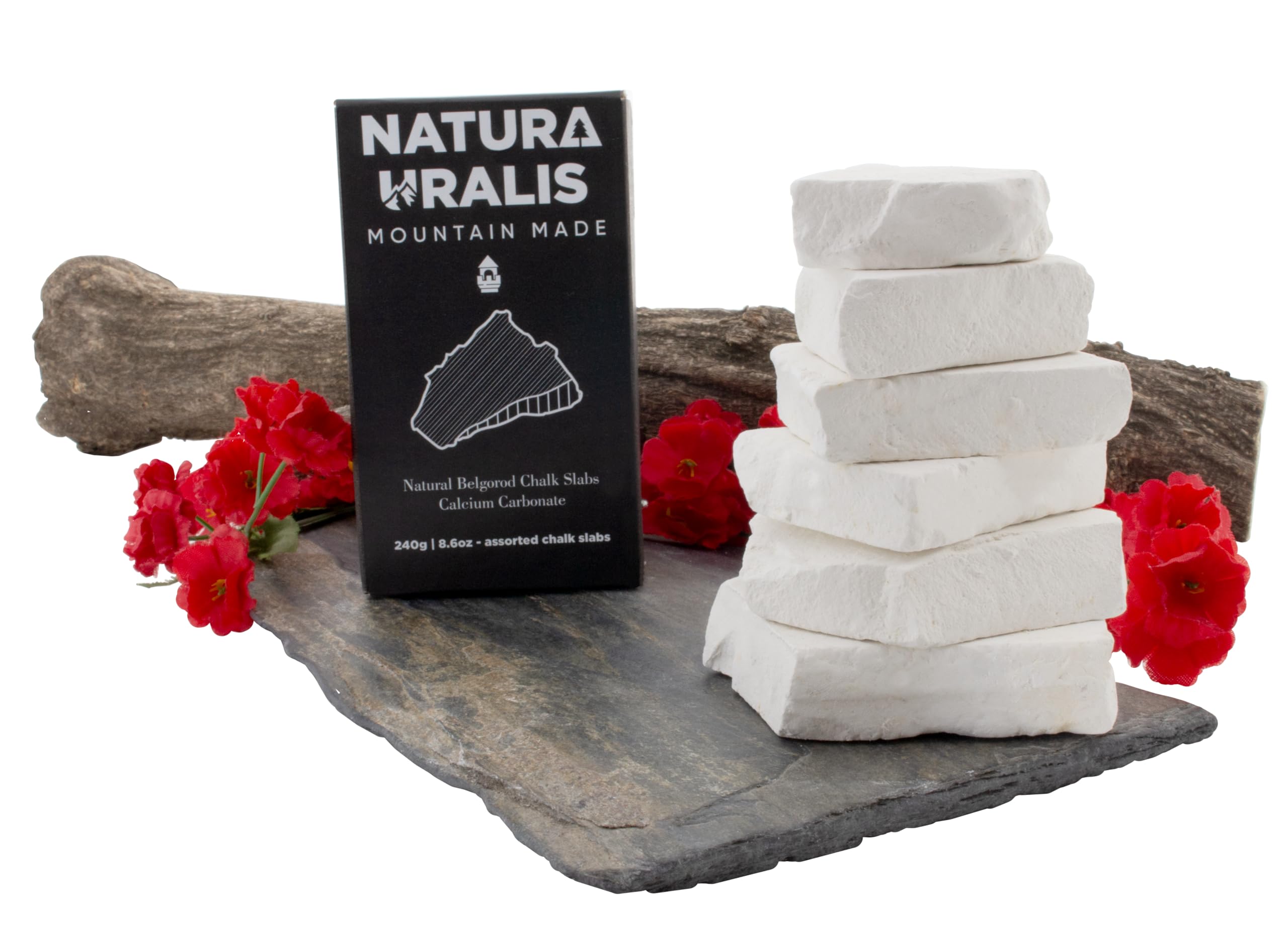Natura Uralis Prime Belgorod Dalles de Craie 240g Craie Blanche
