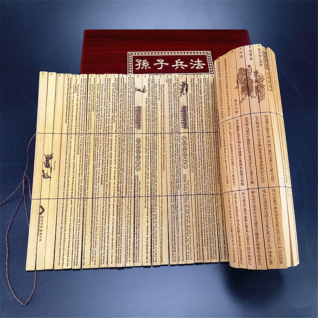 FENGCLOCK Bamboo The Art of War, Sun Tzu's Art of War for Women (Art of Wisdom) Chinese/English Translation Illustrated Strategies for Winning without Conflict, Gift : Amazon.co.uk: Books