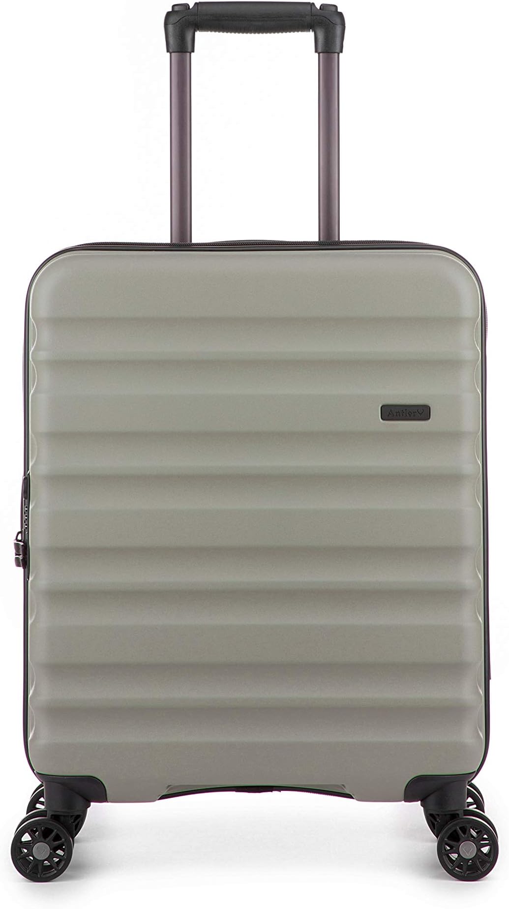 ANTLERCabin Suitcase - Clifton Luggage - Size Cabin, Green - 20x40x55, Lightweight Suitcase for Travel & Holidays - Spinner Carry On Suitcase with 4 Wheels & Twist Grip Handle - TSA Approved Locks