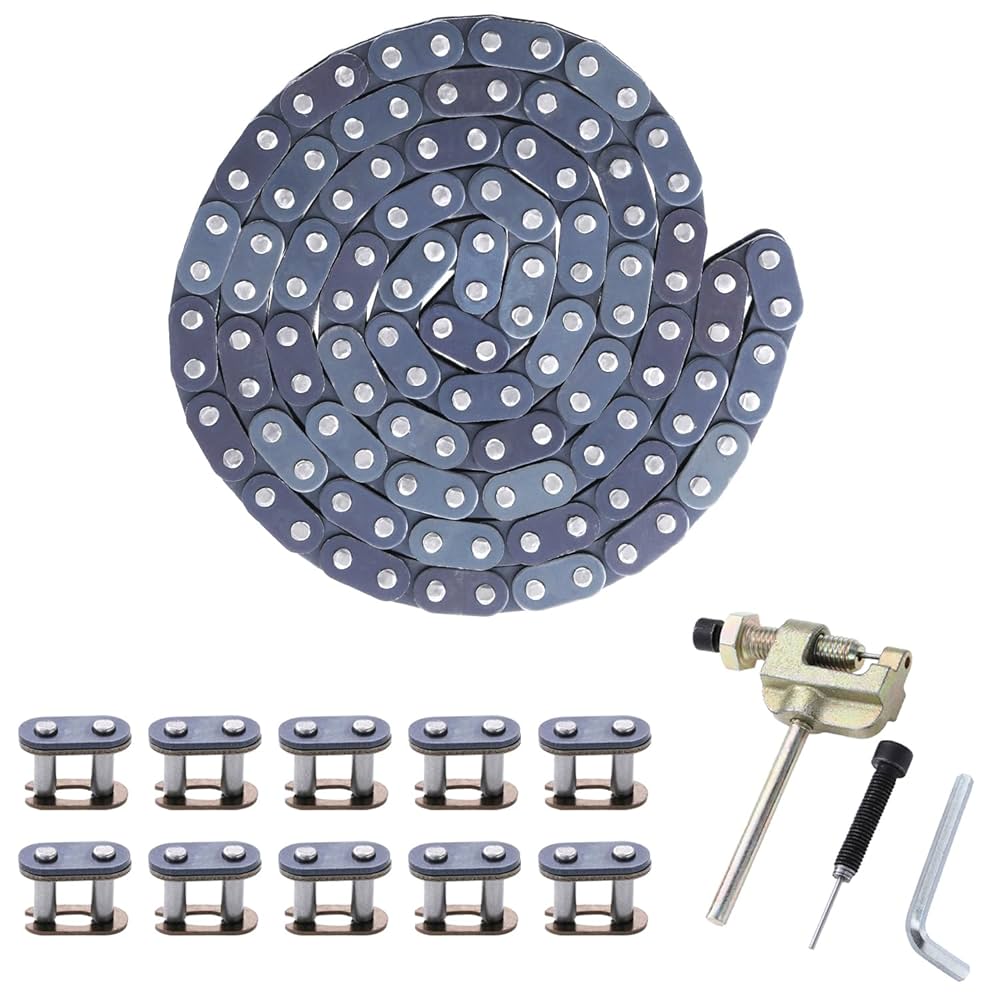 Dirtbike 50cc T8F 96 Links Chain Steel Voor Mini Crossmotor Quad ATV 47cc 49cc Minimoto Pocket Bikes Dirt Bike 50cc