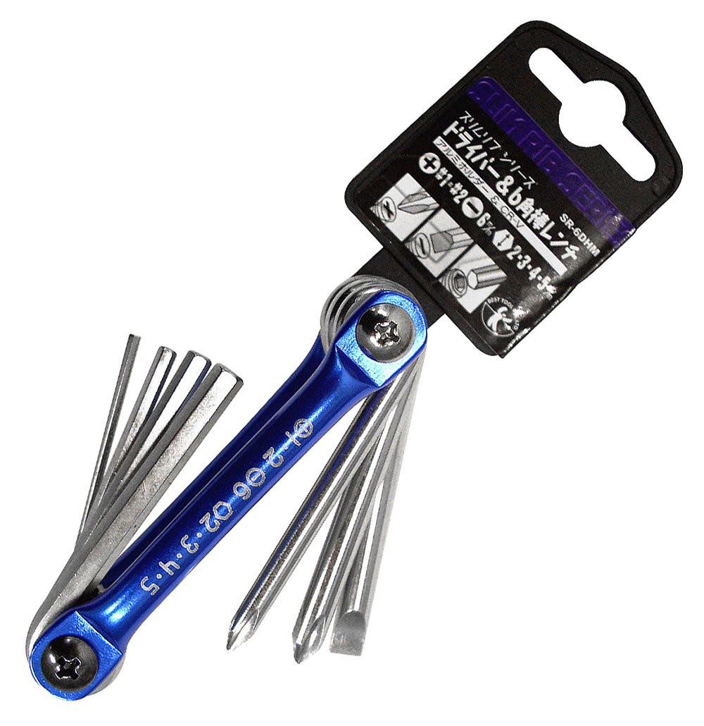 Amazon | ベスト スリムリブ ドライバー&6角レンチ SR-6DHM