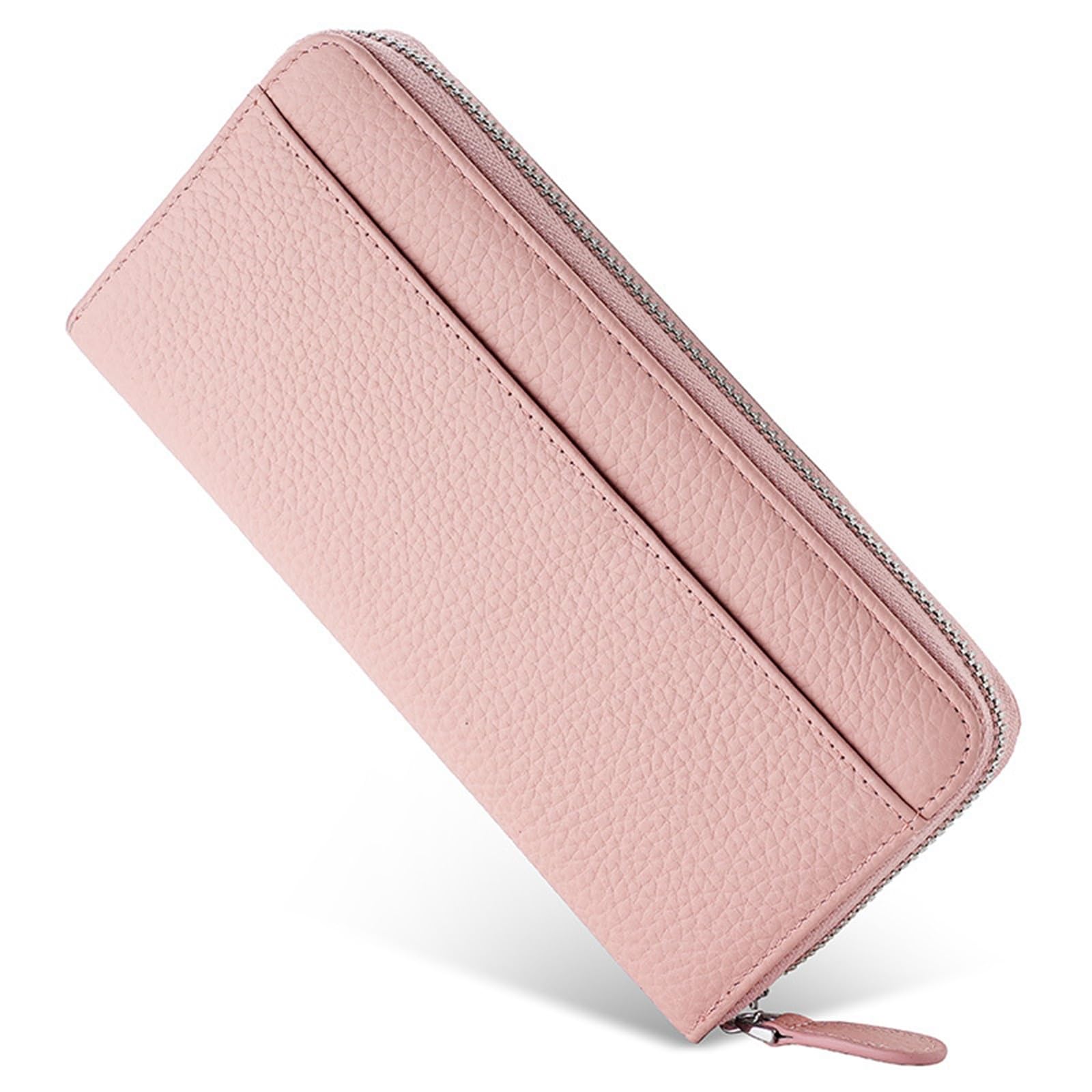Cartera Larga para Mujer Cartera for Mujer, Bolso Largo con múltiples Posiciones for Tarjetas, Monedero, de Mano para Viajar(Schwarz)