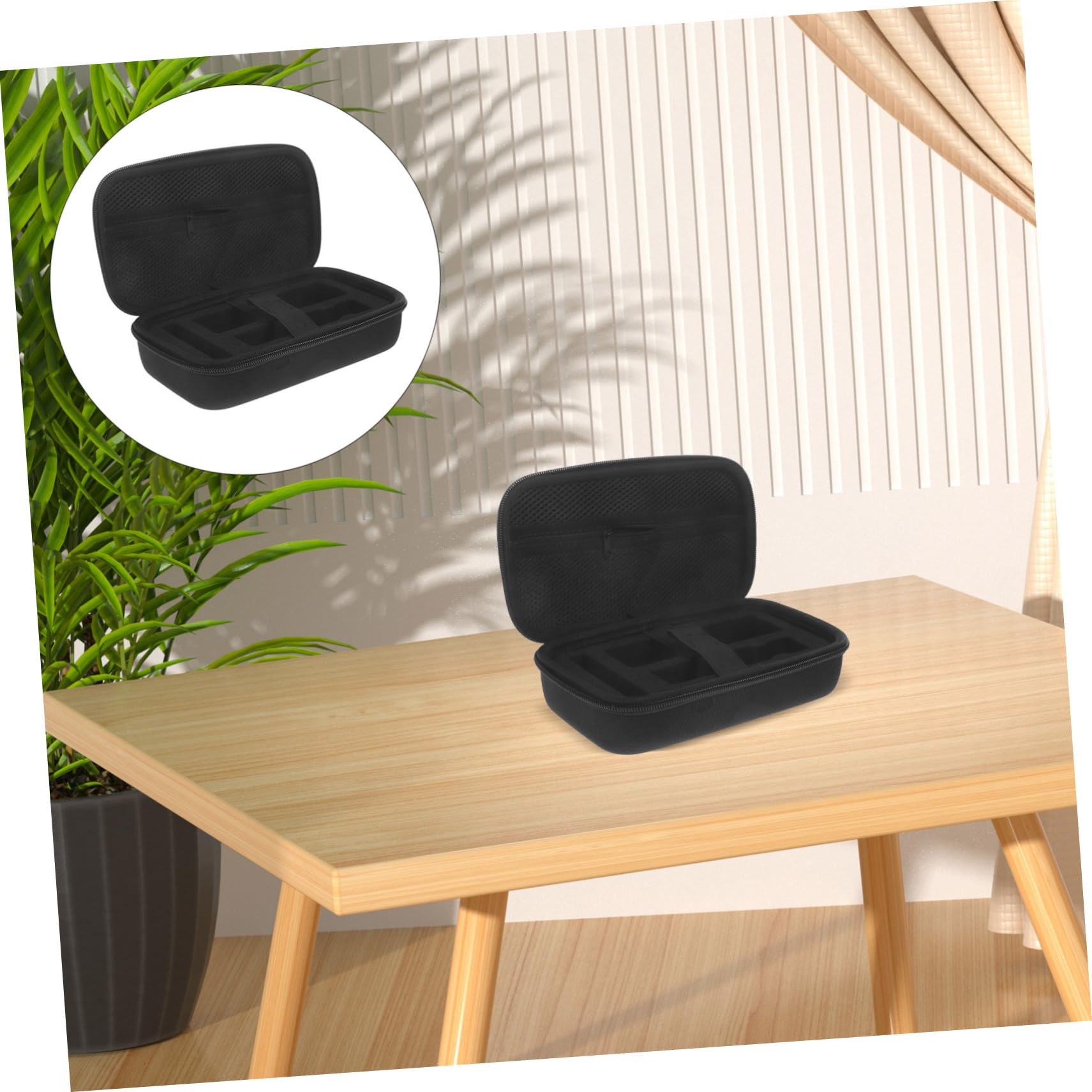 DOITOOL 4pezzi Custodia Per Fotocamera Portatile Eva Stoccaggio Per Accessori Fotografici Imbottito Per e Attività All