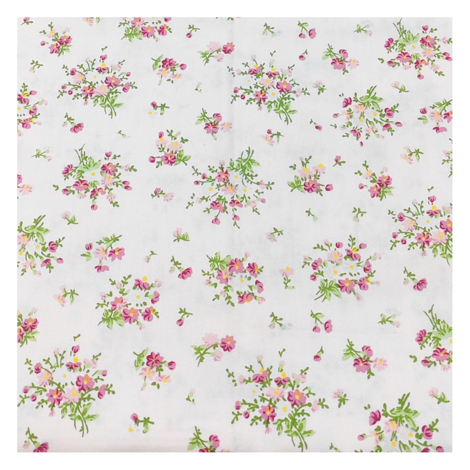 Tessuto di cotone con motivo floreale, 2 m x 160 cm, al metro, per cucito