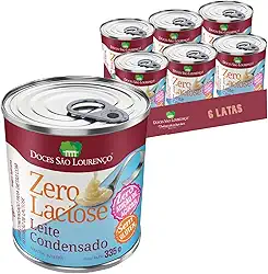 Leite Condensado Zero Zero São Lourenço 335g (6 Latas)