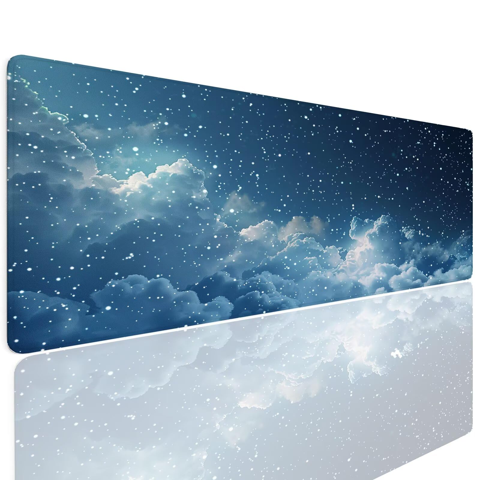 Podkładka pod mysz dla graczy gwiazdy duża podkładka pod mysz do gier XXL 1200 x 600 x 4 mm podkładka pod mysz mata antypoślizgowa wodoodporna podkładka na biurko gracz duża wielofunkcyjna podkładka