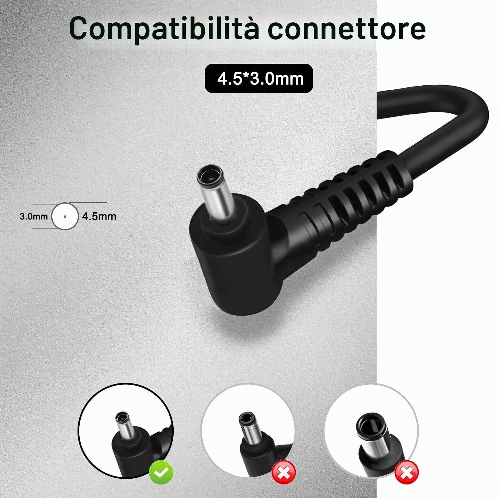 Caricatore Alimentatore 200W 20V 10A per MSI Creator M16 B13VF CreatorPro M16 B13VI MSI Katana 15 B12V B13V MSI MS-17L5 MS-1584 A21-200P2B ADP-200JB F