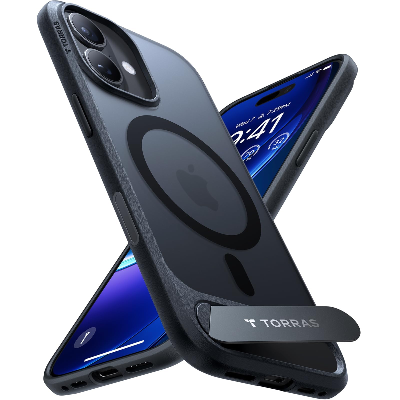 Coque iPhone 17 antichute avec support MagSafe - 7