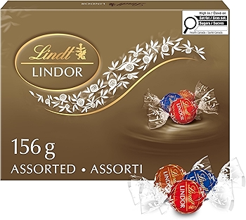 Lindt LINDOR Assorted Milk and Dark Truffles Gift Box