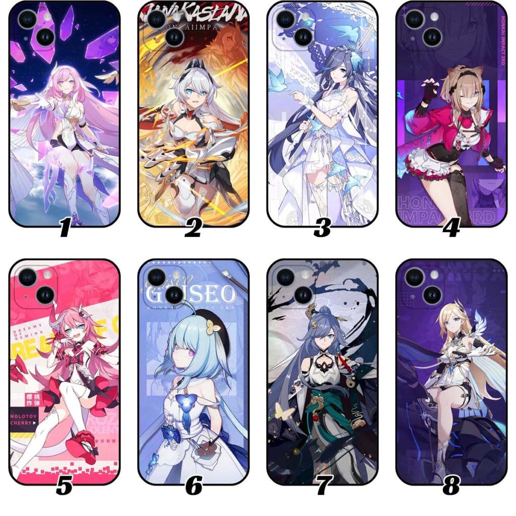 Amazon.com: RegisBox Honkai 3 Phone Case HI3 Valkyries Kiana