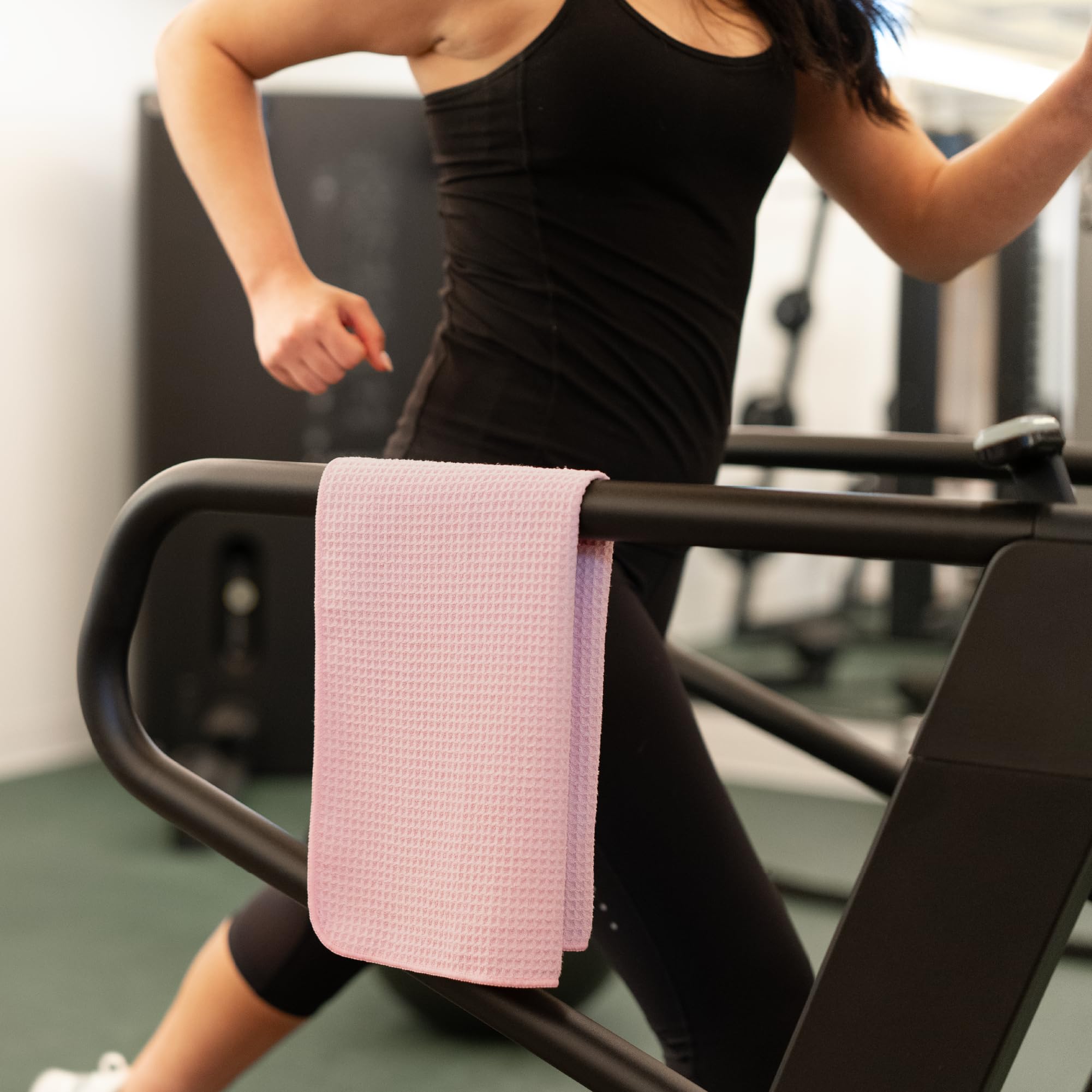 S&T INC. Toallas de microfibra para gimnasio, toalla de yoga para el hogar y bolsa de gimnasio, 16 x 27 pulgadas, paquete de 6