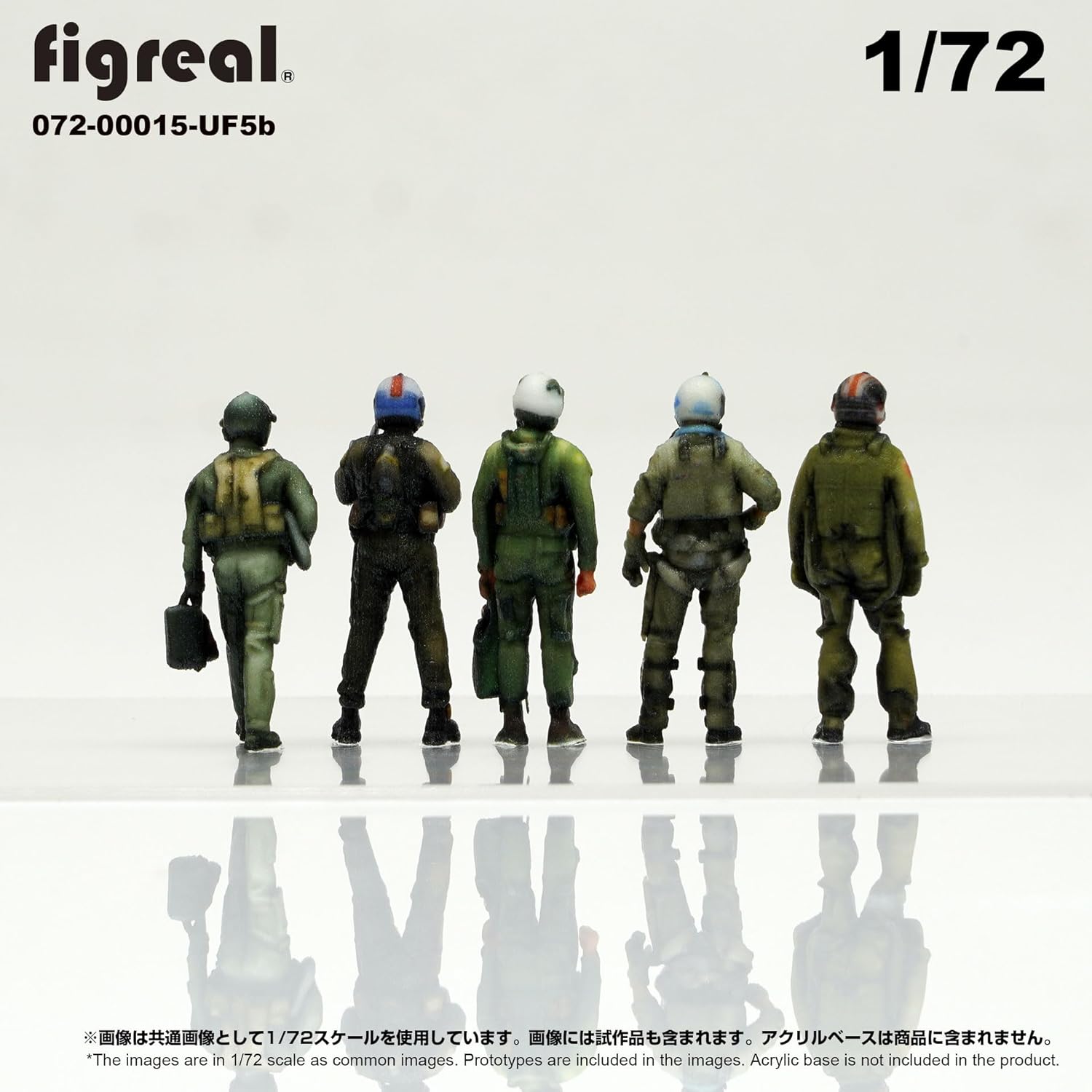 figreal 1/72 U.S.NAVY (1) UF5b 5 Painted Figure US Navy Pilot Plastic Model Fighter Ship
