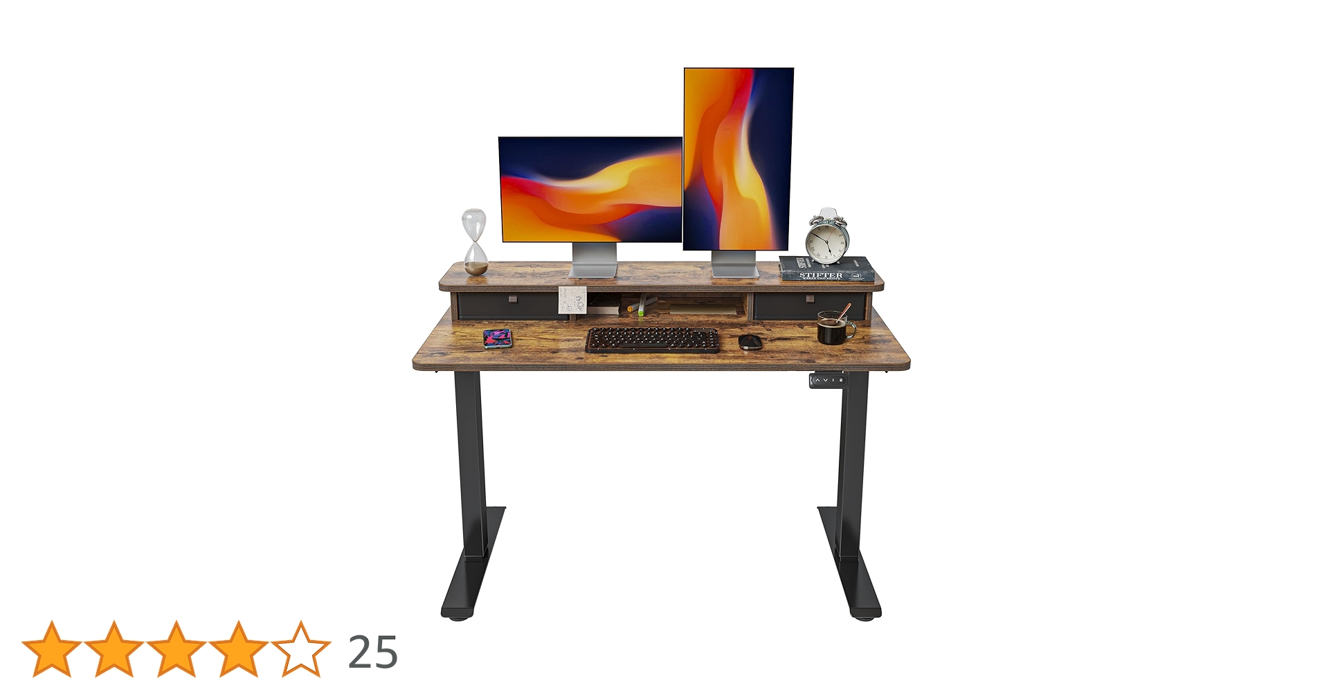 Amazon | FEZIBO電動昇降式デスク スタンディングデスク 幅120cm Amazon | FEZIBO電動昇降式デスク スタンディングデスク 幅120cm