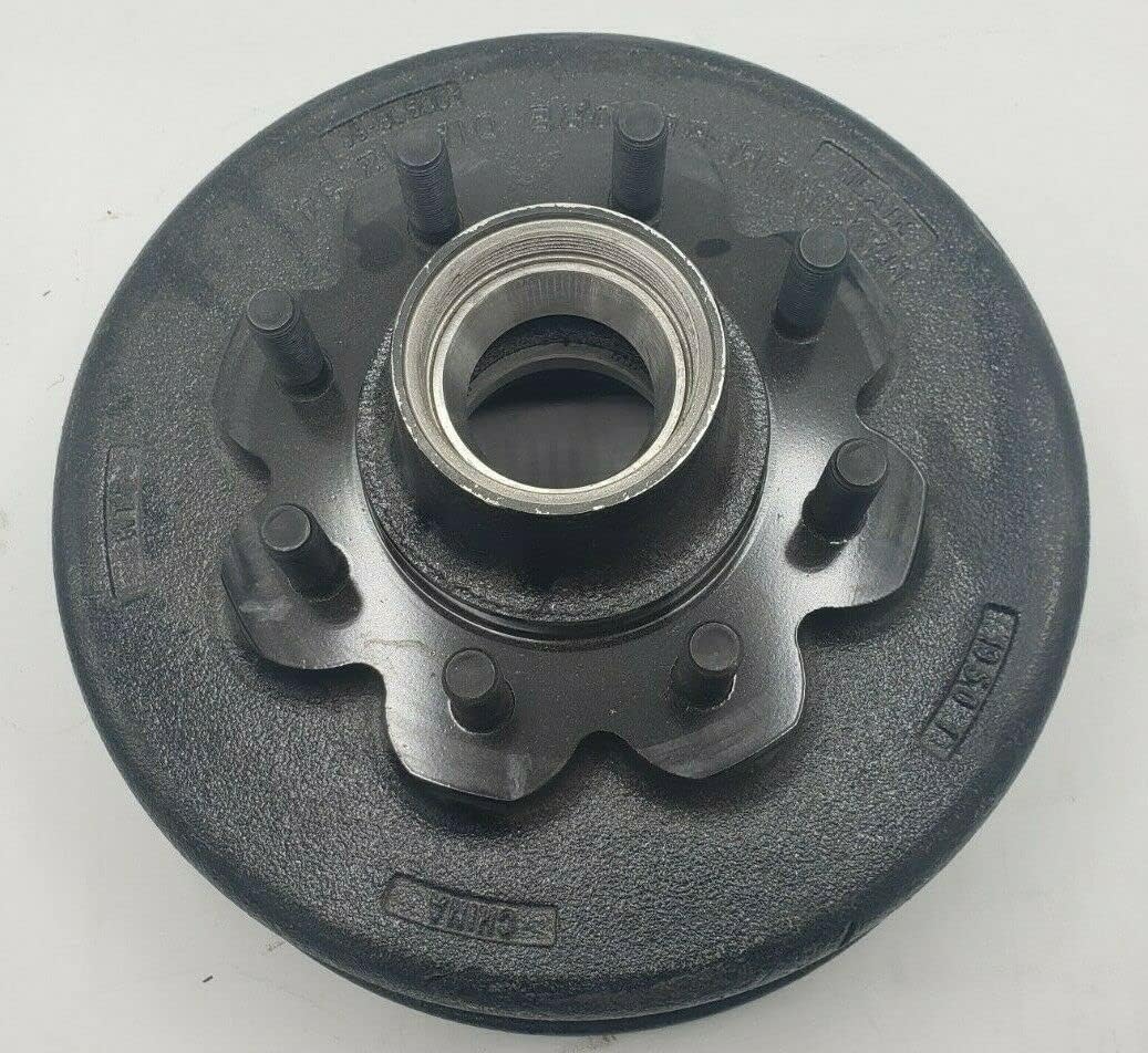 Replacement for Trailer Hub Brake Drum 8K Axle 12-1/4"x3-3/8" 5/8 stud Oil/grease 8000# Lippert
