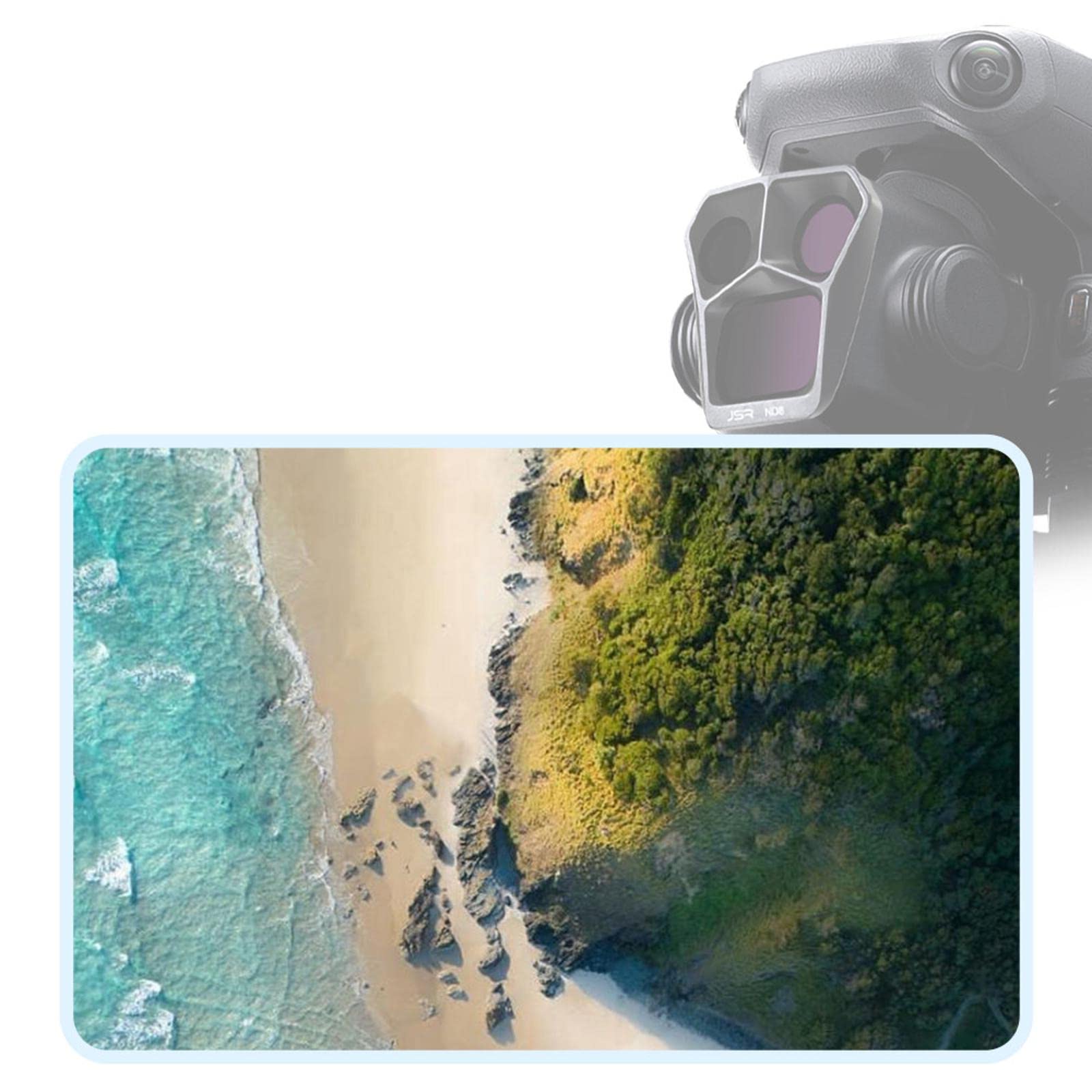 Filtro Grandangolare Per DJI FLIP: Lente HD In Vetro Ottico, Telaio In Alluminio, 100°