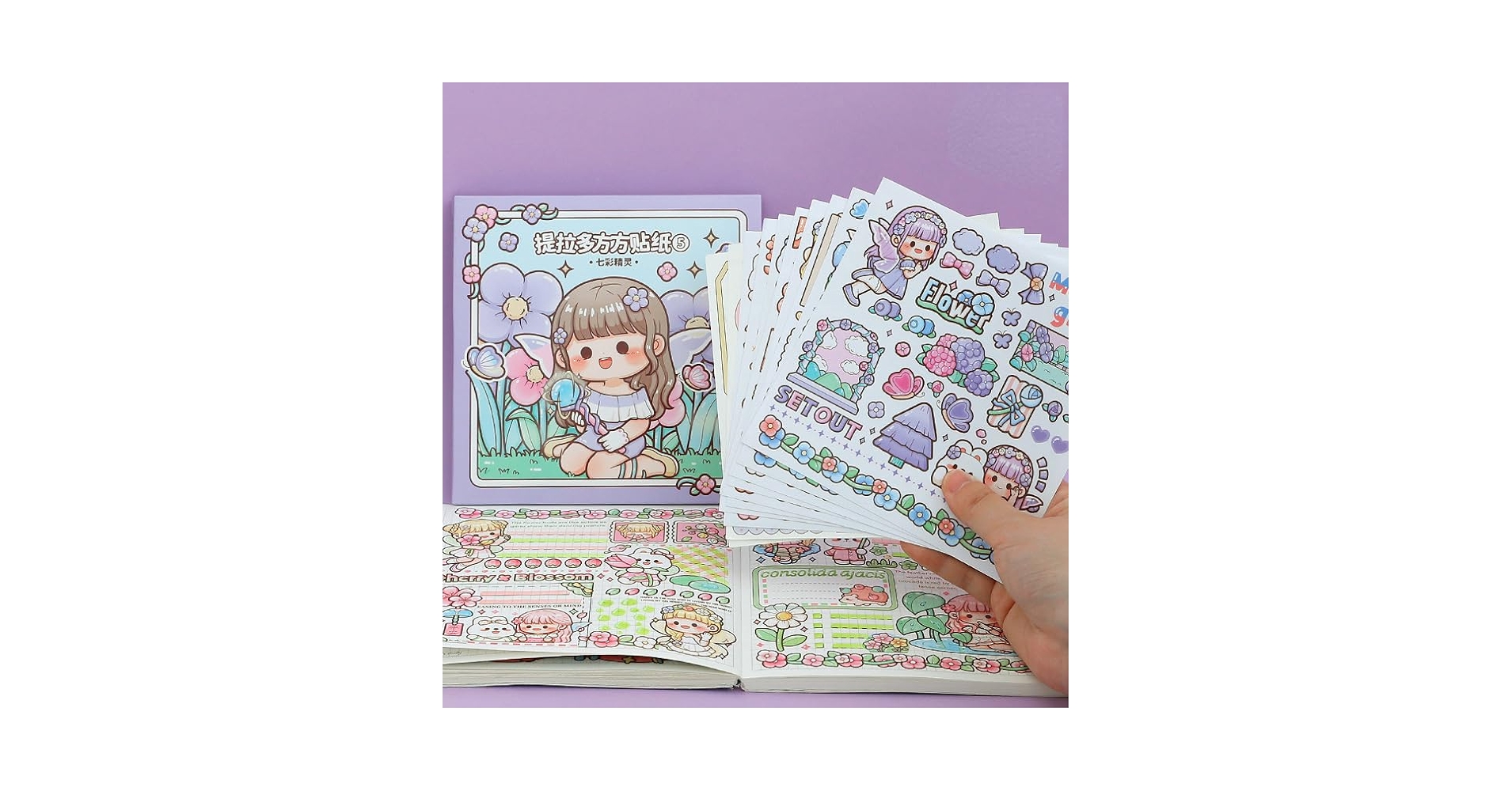Amazon.com: 10 Sheets Kawaii Stickers Japanese Aesthetic