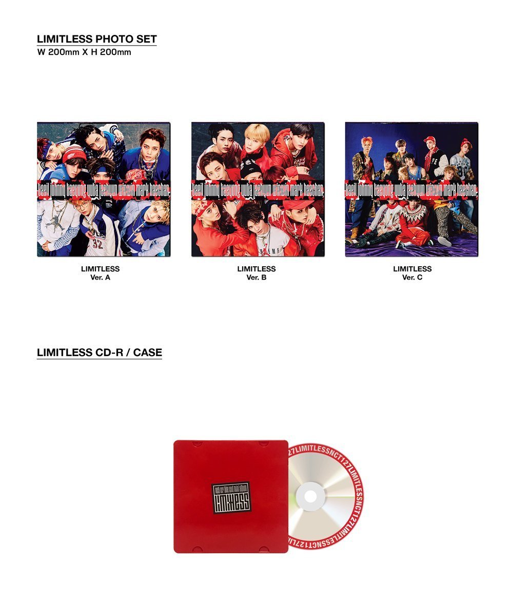NCT127 CDアルバム類セット NCT127 - NCT #127 Limitless (2º álbum mini) CD + Fotolivro +