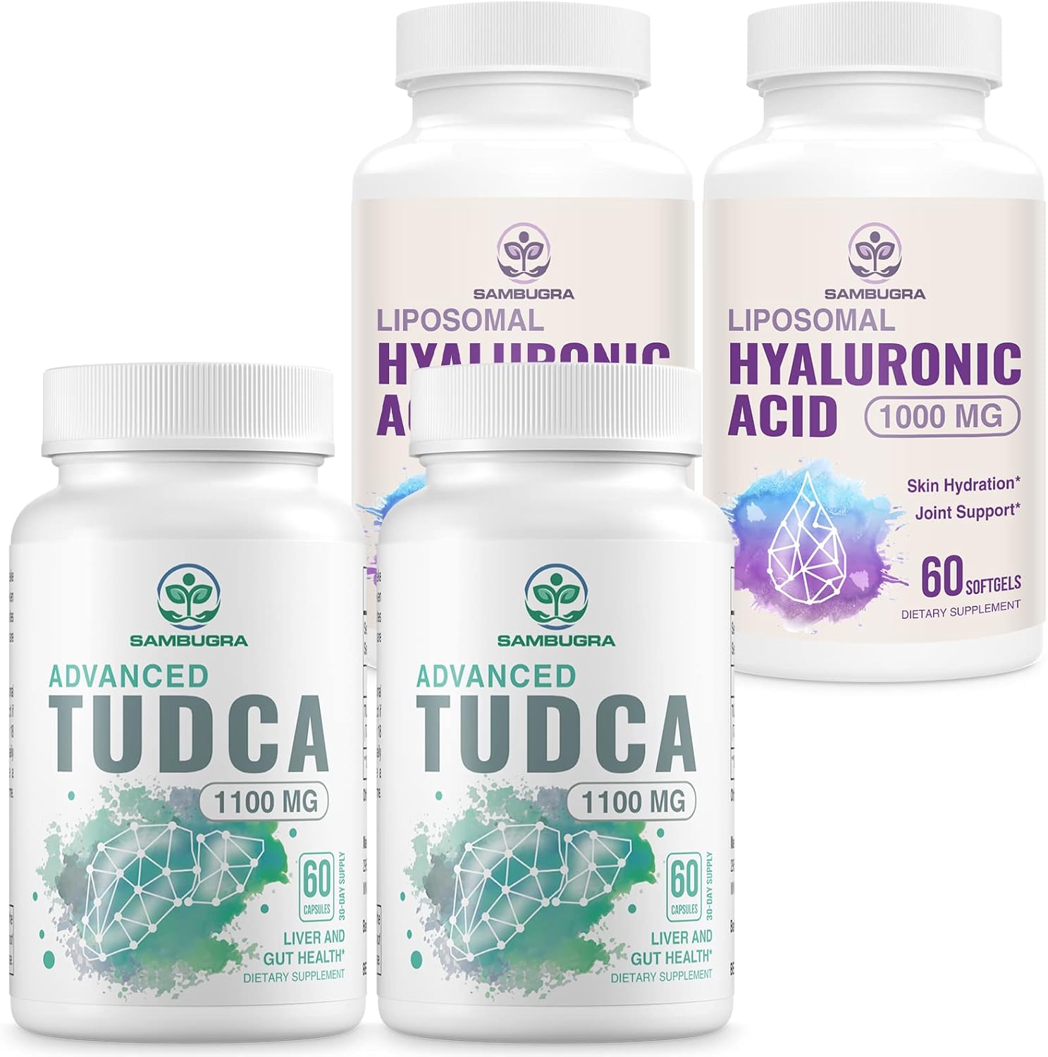 Sambugra Liposomal Hyaluronic Acid Supplements 1000mg and