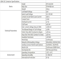Vista 6 de Contactor ATO 12 voltios CC, 100 A solo polo