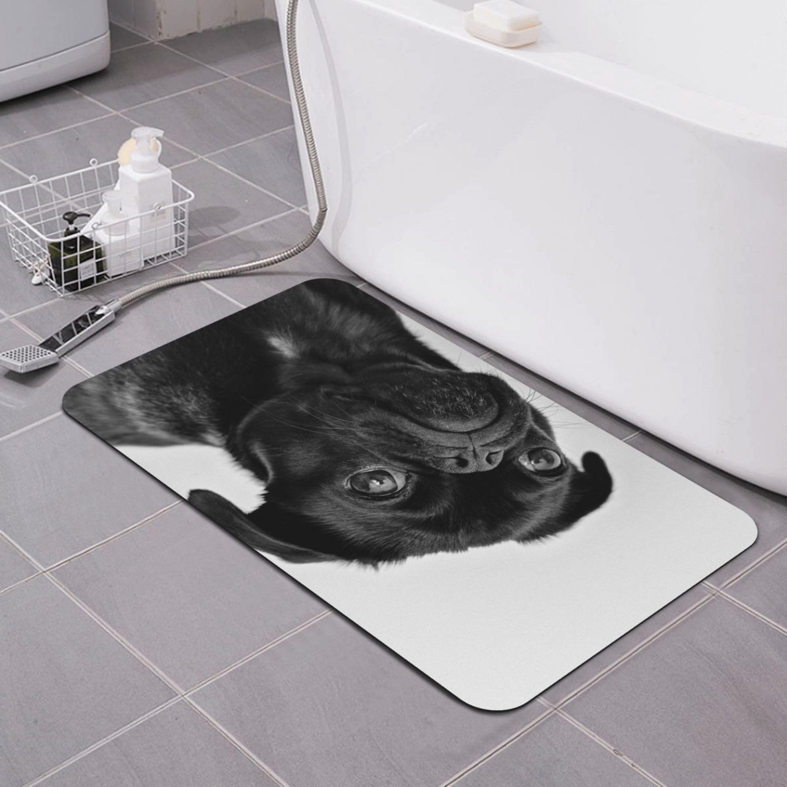 Tapis de bain super absorbant antidérapant en diatomée lavable