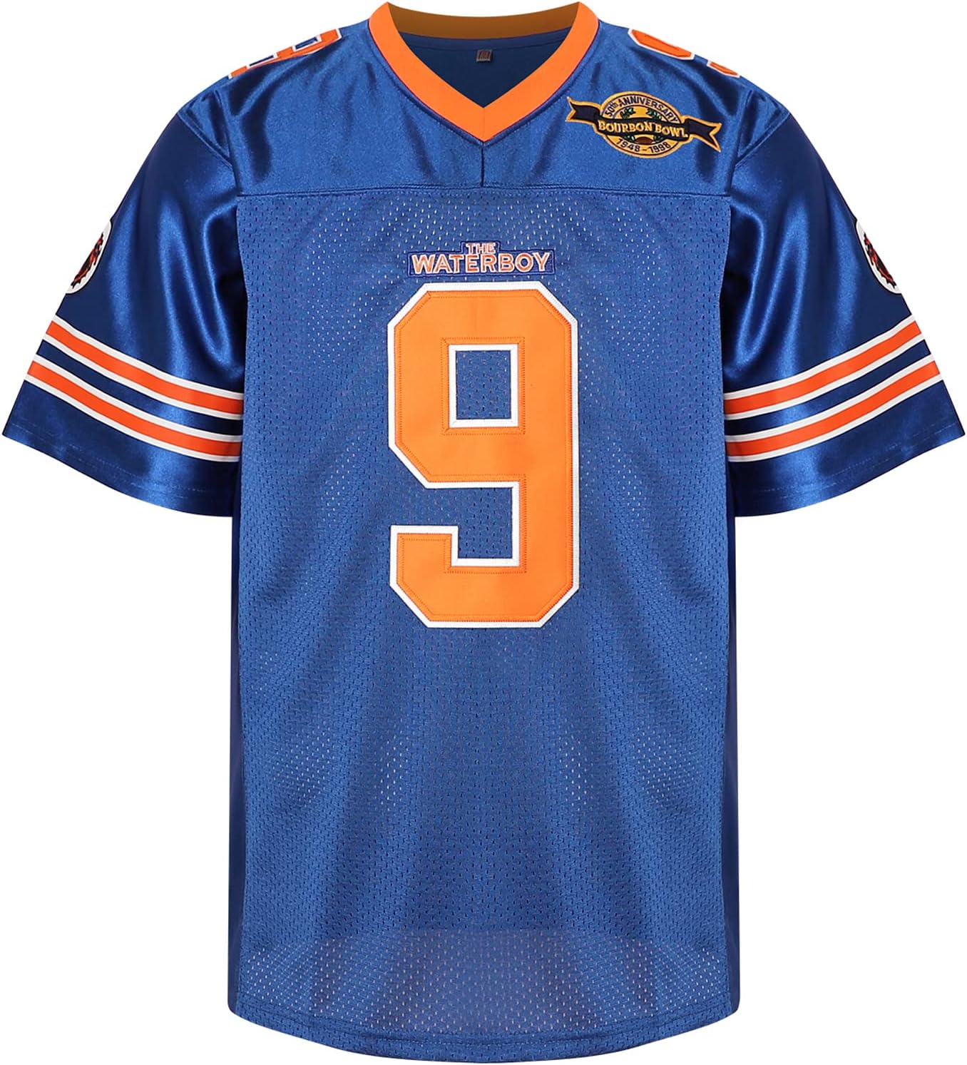 Bobby Boucher #9 The Waterboy Adam Sandler Movie Mud Dogs Bourbon Bowl Football Jersey