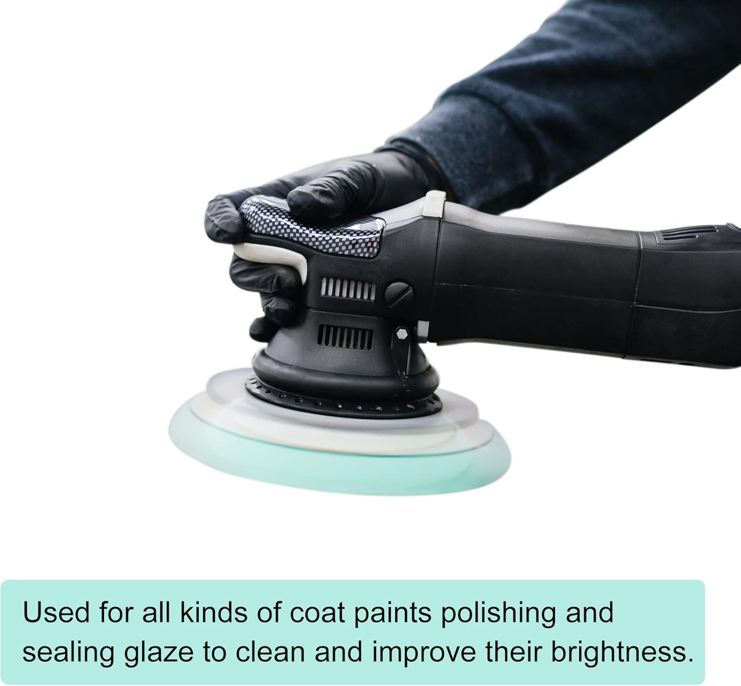 uxcell Flocking Hook and Loop Polishing Pad Kit, 4" Flat Wave Sponge Wool Buffing Pad Woolen Wheel Orange : Automotive