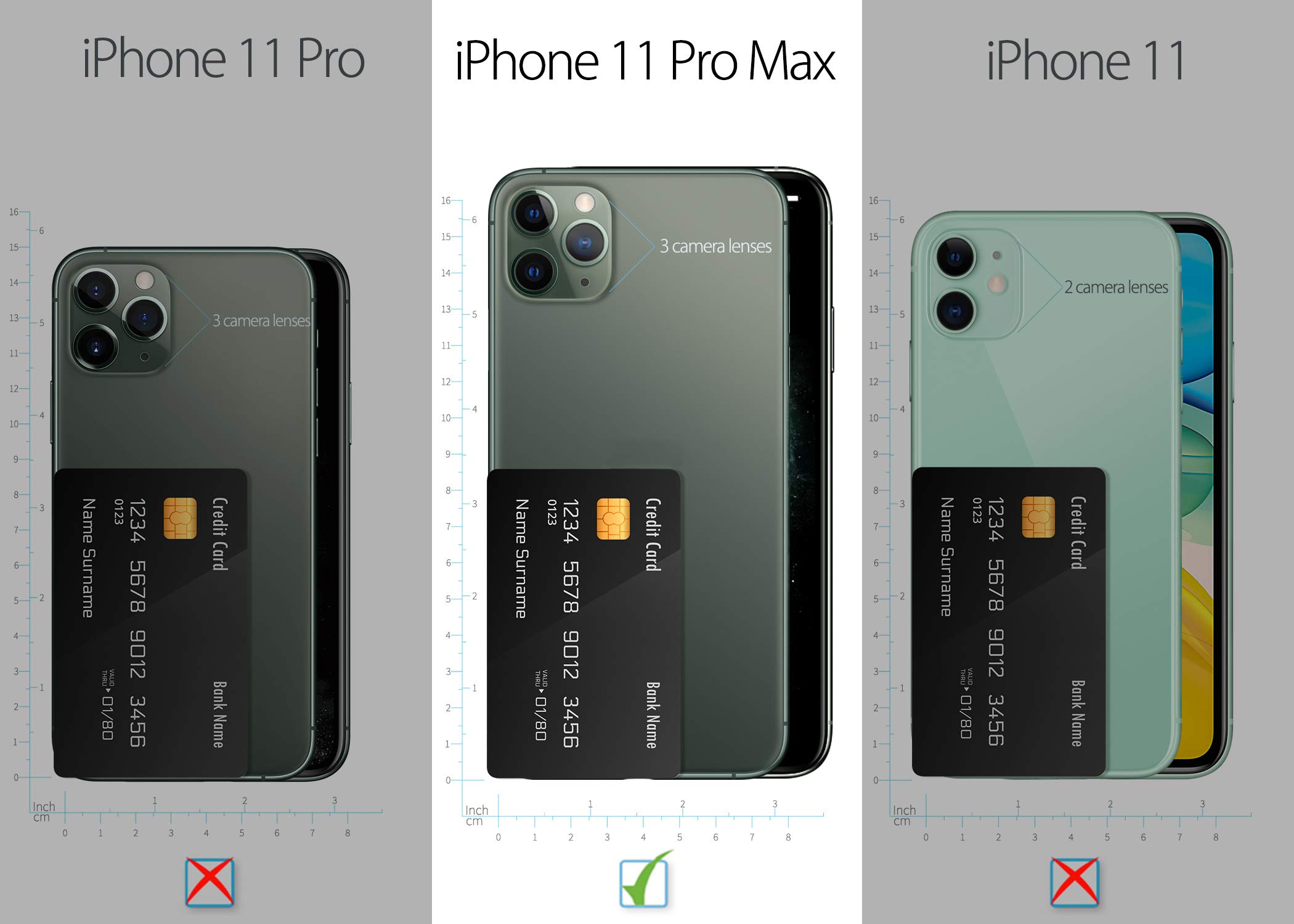 Custodia Per IPhone 11 Pro Max Con Cinturino In Nylon – Cover Morbida In Silicone TPU, Nero, Cordino Da Polso, Protezione Antiurto