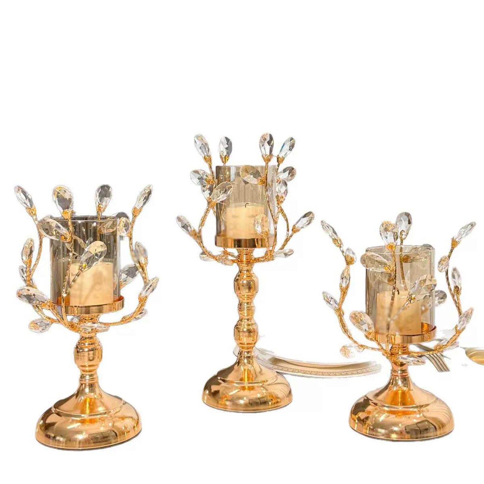 3pcs Candle Holer - French Romance Candlestick Ornament, Creativity Aromatherapy Candlestick, Candlelight Dinner Candle Holer, Luxury European-style Candlestick