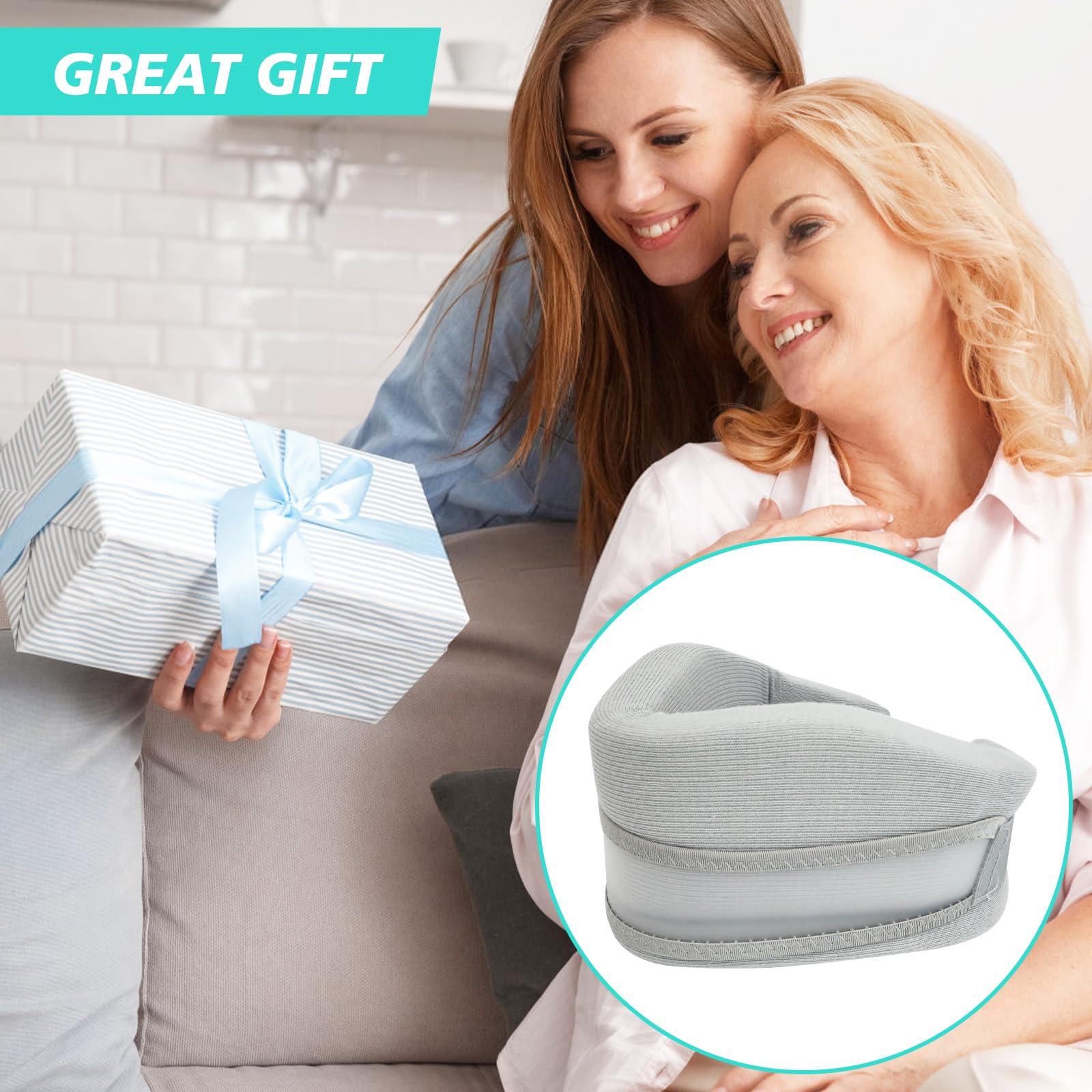 Minerve Anti Ronflement, Soutien Cervical Anti Ronflement， Minerve Cervicale Femme, Collier Cervical Anti Ronflement, Soulage Cervicales Douloureuses et Pression Dans la Colonne Vertébrale, M