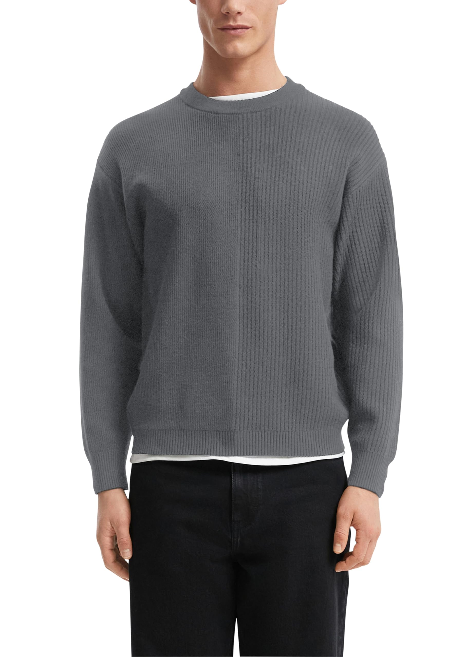 QS Strickpullover mit Layering