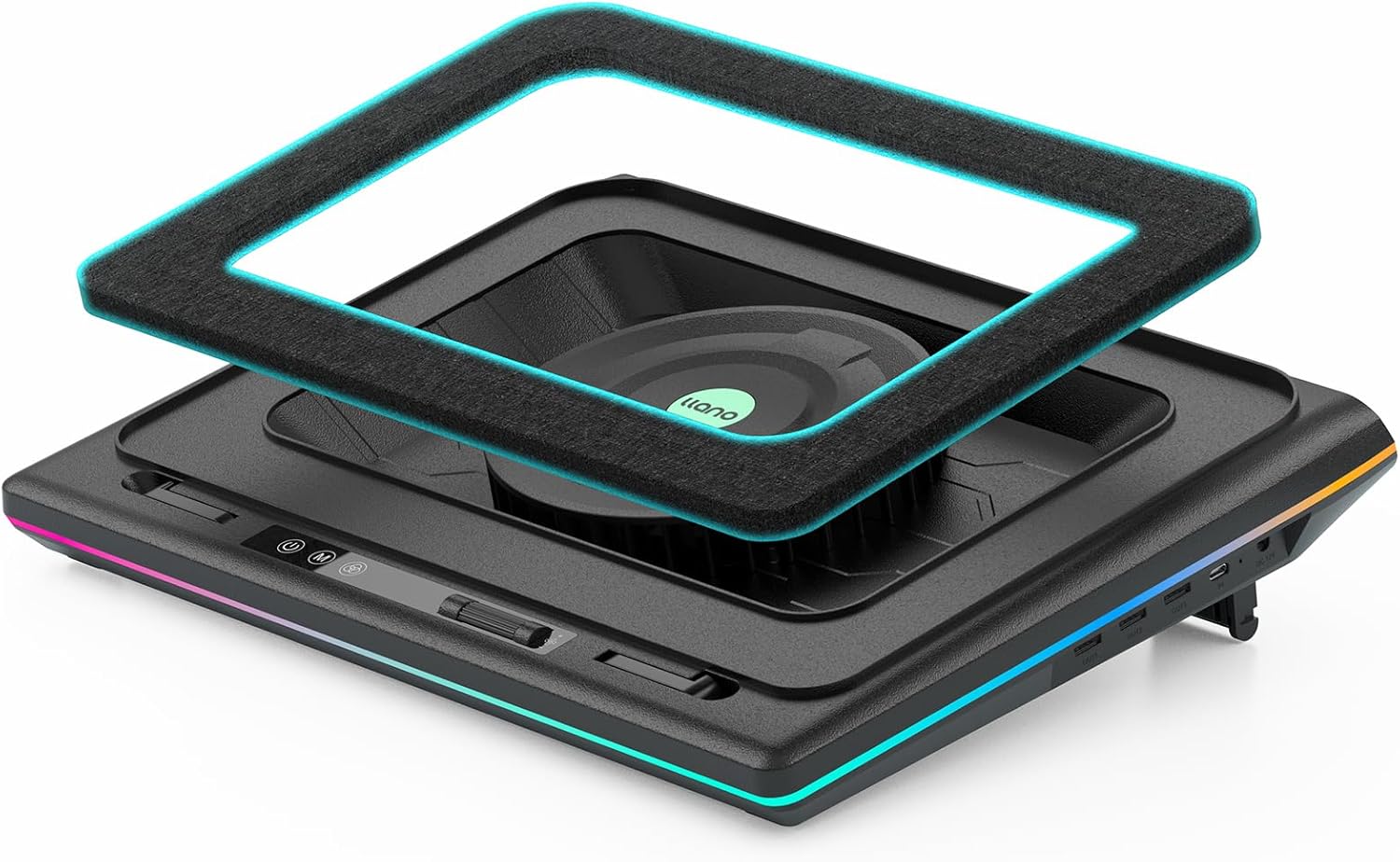 llano Memory Foam Seal for V12 & V13 Laptop Cooling Pad, High Elasticity and Flexibility, Durable and Lightweight, Black, not for V10 llano Memory Foam Seal for V12 & V13 Laptop Cooling Pad, High Elasticity and Flexibility, Durable and Lightweight, Black, not for V10