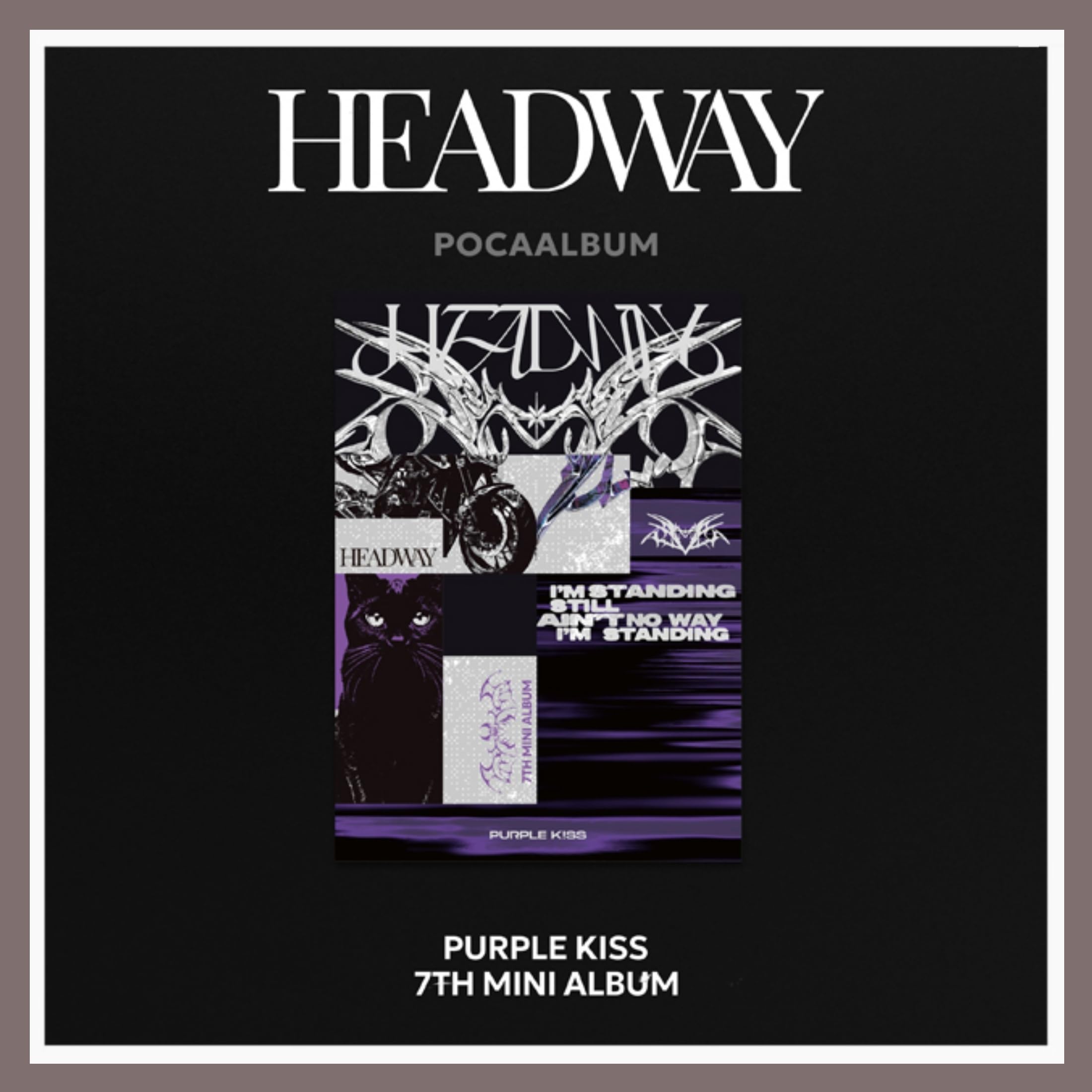 KoreadPURPLE KISS HEADWAY 7th Mini Album (POCAALBUM QR Ver.)