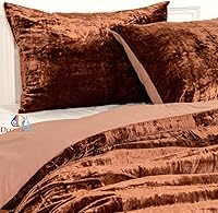 Vista 26 de Fundas de edredón de terciopelo aplastado ultra lujosas, ropa de cama bohemia color burdeos, tamaño Queen, ropa de cama UO, funda de edredón Donna