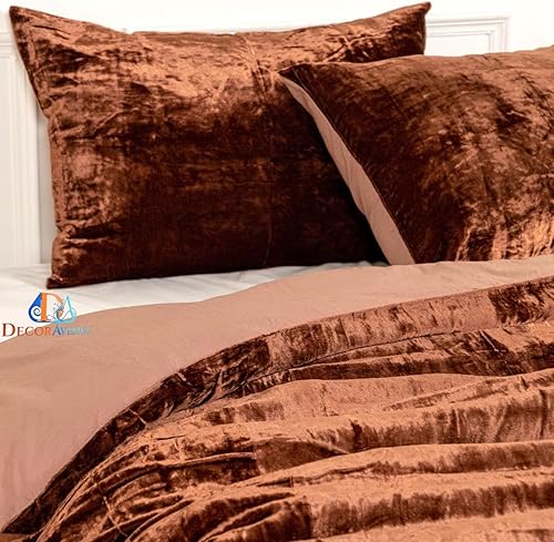 Miniatura 26 de Fundas de edredón de terciopelo aplastado ultra lujosas, ropa de cama bohemia color burdeos, tamaño Queen, ropa de cama UO, funda de edredón Donna