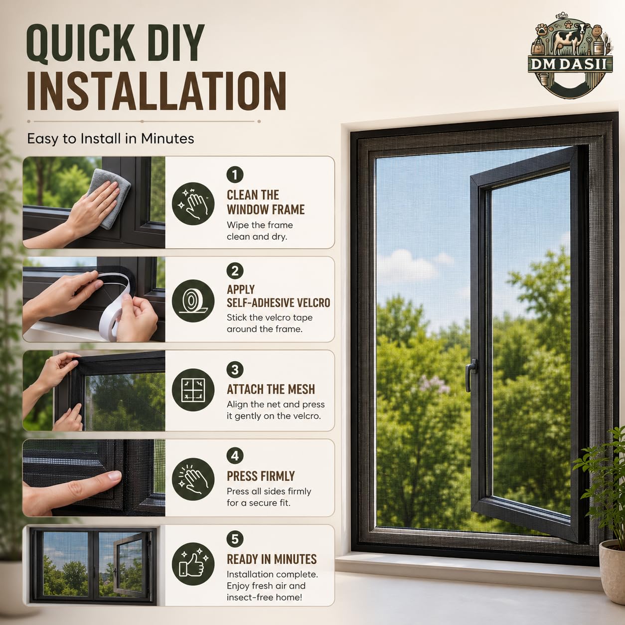 Mosquito Net for Windows - Bug-Free Home -3 Mosquito Net for Windows - Bug-Free Home -3